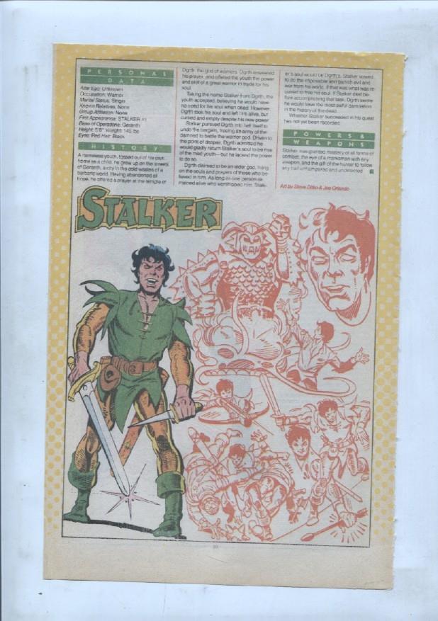 Ficha personaje DC Comics numero 201: Sportsmaster + Stalker