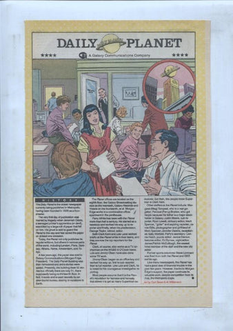 Ficha personaje DC Comics numero 202: Dark Circle + Daily Planet