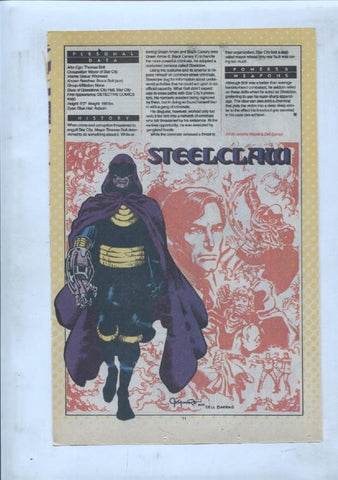 Ficha personaje DC Comics numero 205: Steppenwolf + Steelclaw