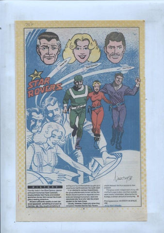 Ficha personaje DC Comics numero 207: The Star Rovers + Starro