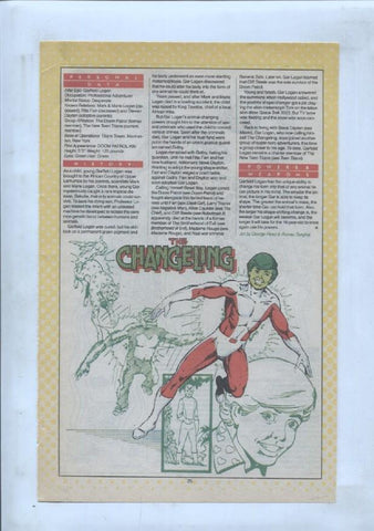Ficha personaje DC Comics numero 214: Cheetah + The Changeling