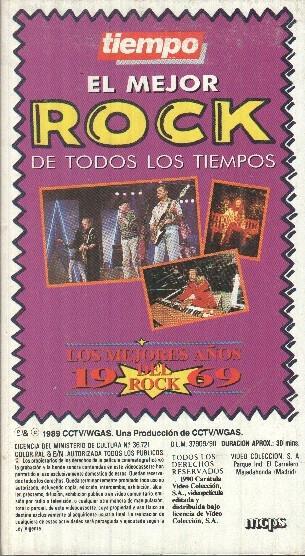 VHS: El Mejor Rock de todos los tiempos - Los mejores años del Rock 1969