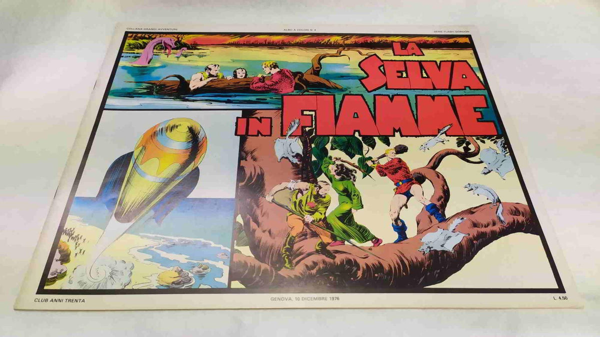 Album: Serie Flash Gordon - Albo a colori N. 09: La selva in flamme