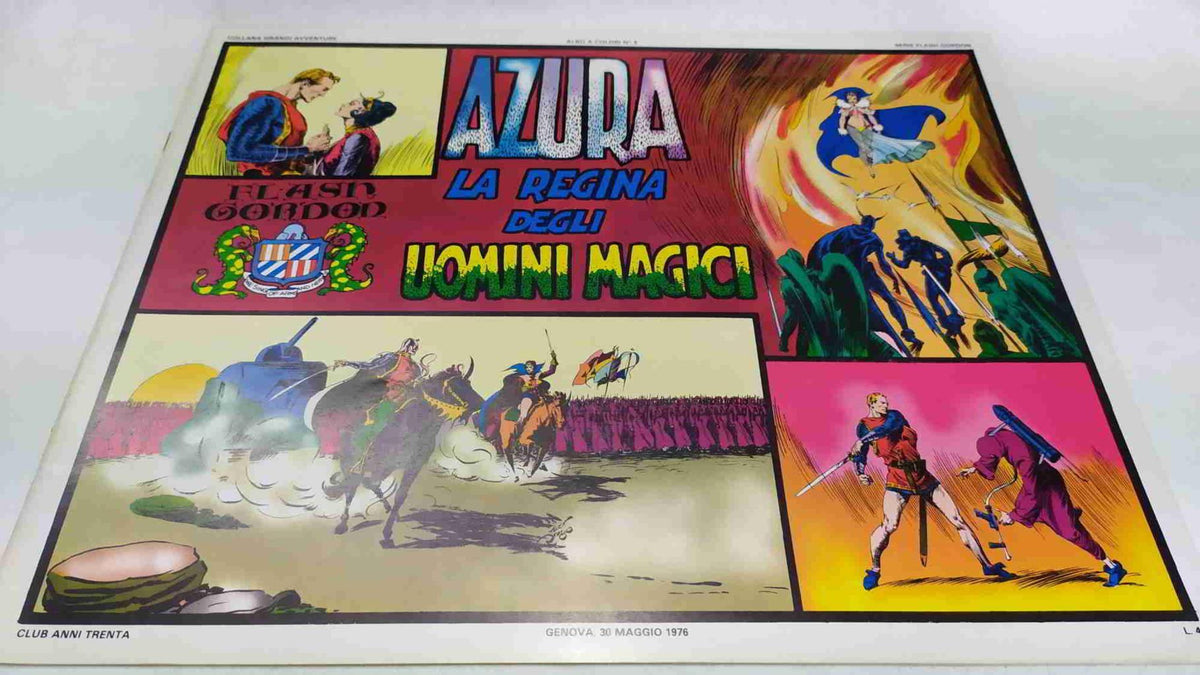 Album: Serie Flash Gordon - Albo a colori N. 05: Azura la regina degli Uomini Magici