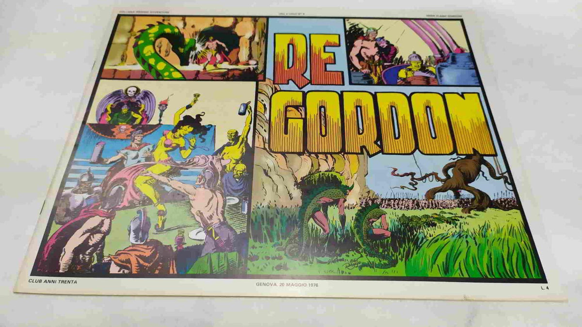 Album: Serie Flash Gordon - Albo a colori N. 04: Re Gordon
