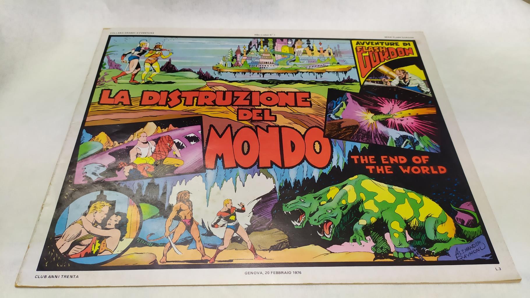 Album: Serie Flash Gordon - Albo a colori N. 01: La distruzione del mondo