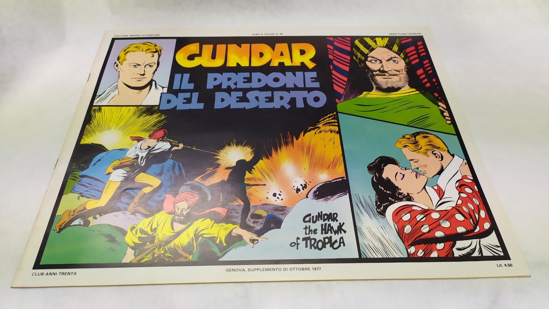 Album: Serie Flash Gordon - Albo a colori N. 28: Gundar il predone del deserto