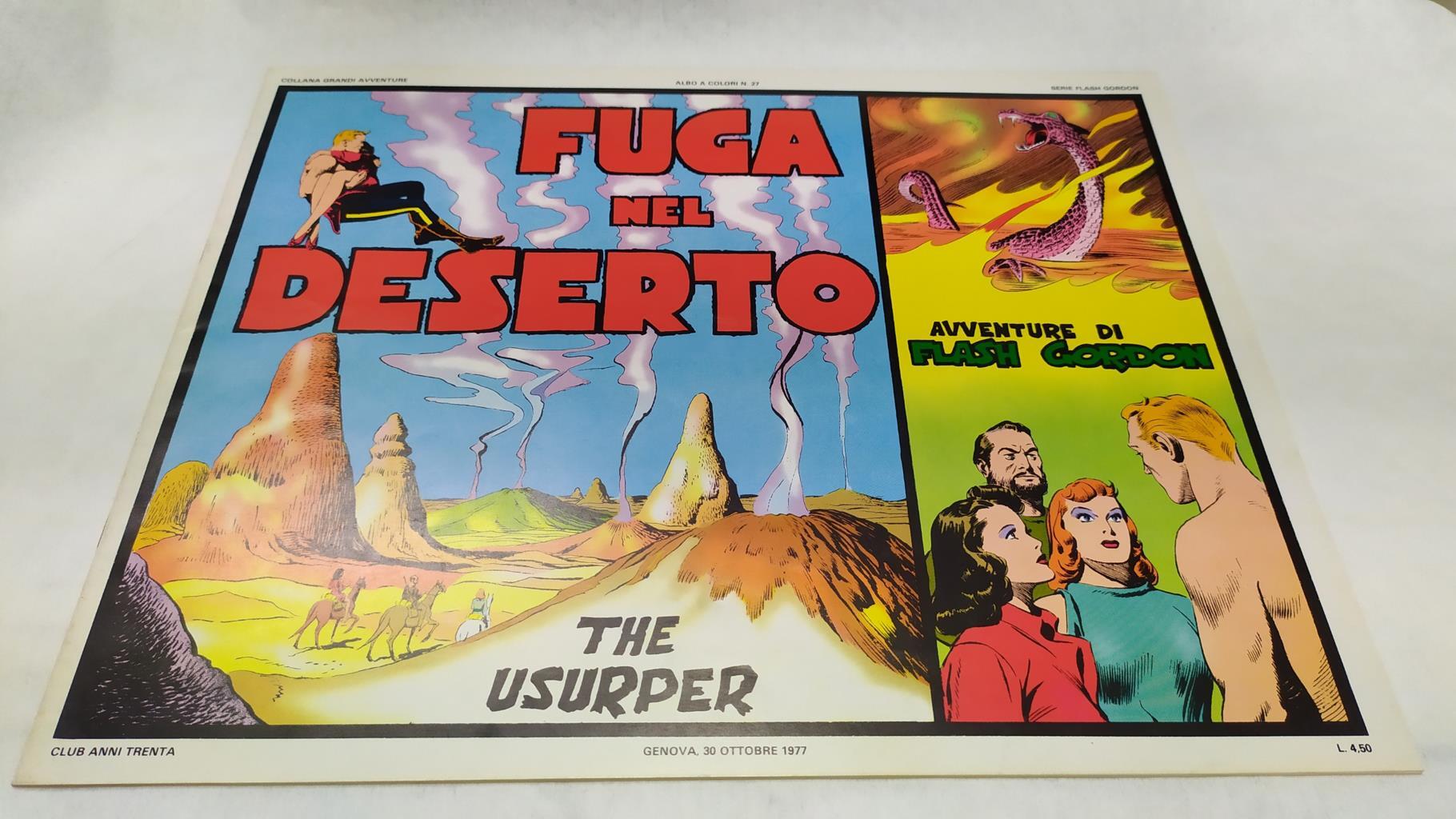 Album: Serie Flash Gordon - Albo a colori N. 27: Fuga nel deserto