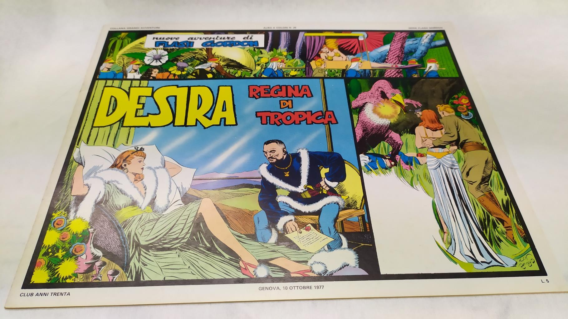Album: Serie Flash Gordon - Albo a colori N. 25: Desira regina di tropica