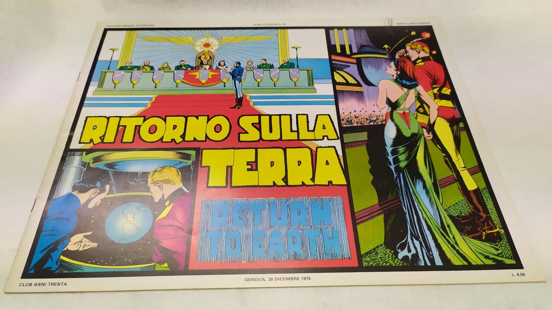 Album: Serie Flash Gordon - Albo a colori N. 23: Ritorno sulla terra