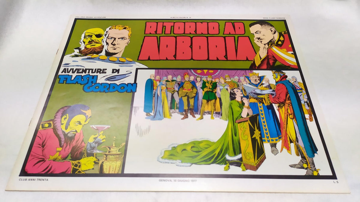 Album: Serie Flash Gordon - Albo a colori N. 15: Ritorno ad Arboria