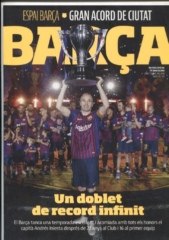 Revista oficial del Barça numero 93 (2018): un doblet de record infinit