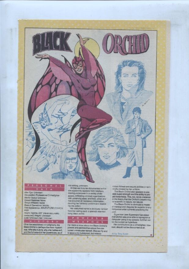 Ficha personaje DC Comics numero 234: Black Pirate + Black Orchid