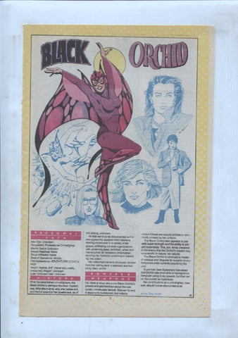 Ficha personaje DC Comics numero 234: Black Pirate + Black Orchid