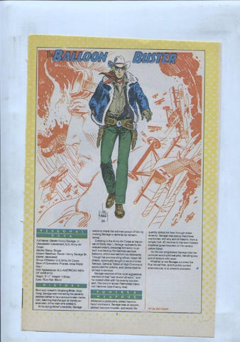 Ficha personaje DC Comics numero 250: Baron Bedlam + The Balloon Buster