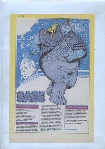 Ficha personaje DC Comics numero 251: Babe + Automan + Azrael