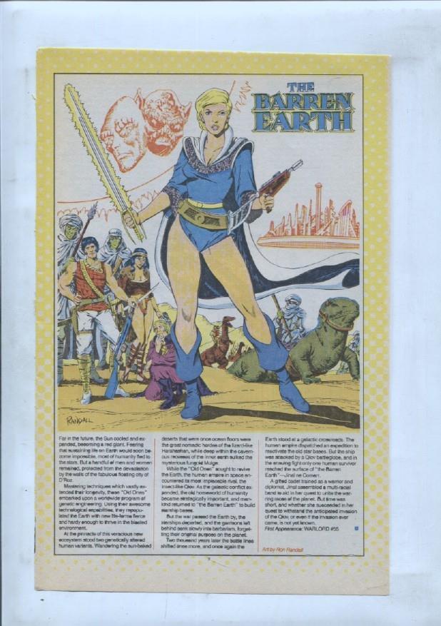 Ficha personaje DC Comics numero 248: Batcave + The Barren Earth