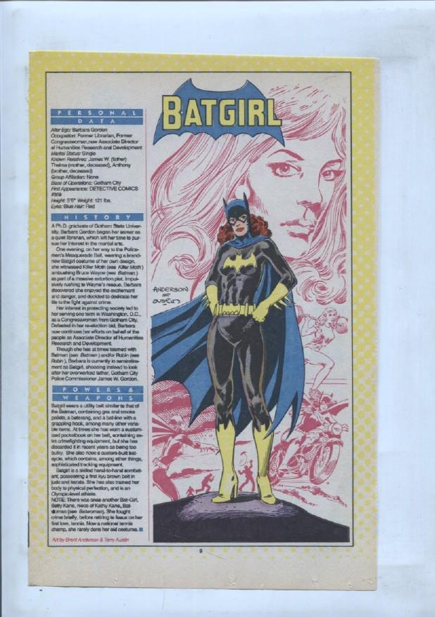 Ficha personaje DC Comics numero 247: Bat Lash + Batgirl