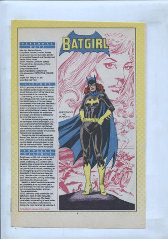 Ficha personaje DC Comics numero 247: Bat Lash + Batgirl