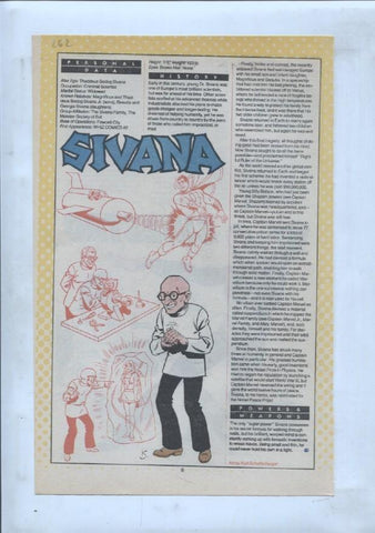 Ficha personaje DC Comics numero 262: Sivana + Sinestro