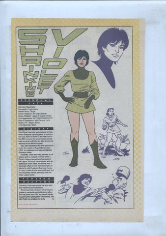 Ficha personaje DC Comics numero 265: The Signalman + Shrinking Violet