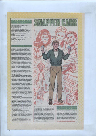 Ficha personaje DC Comics numero 259: Solomon Grundy + Snapper Carr