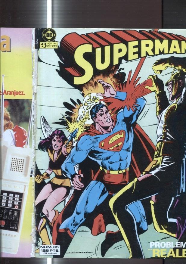 Zinco: Superman volumen 1 numero 35 (procede de retapado)