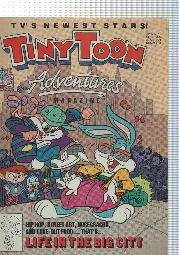 Tv s Newest stars: Tin y ToonAdventures magazine number 4 september 1991