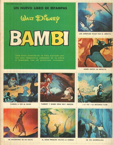 Album cromos: Bambi (1971)