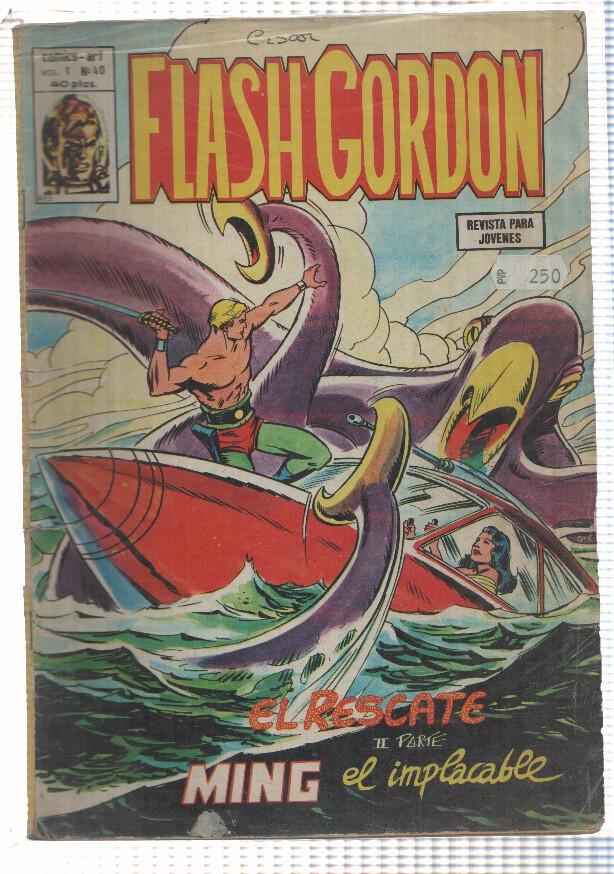 Flash Gordon volumen 1 numero 40: El rescate y Ming el implacable