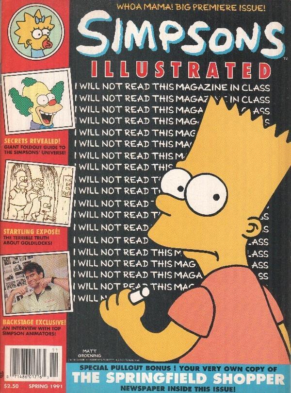 Simpsons Illustrated vol 1 num 1 - Whoa mama! Big premiere issue!