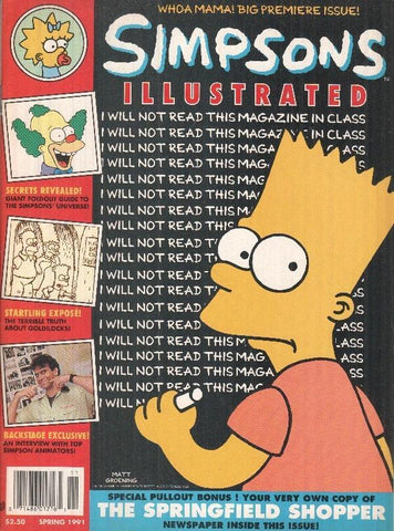 Simpsons Illustrated vol 1 num 1 - Whoa mama! Big premiere issue!