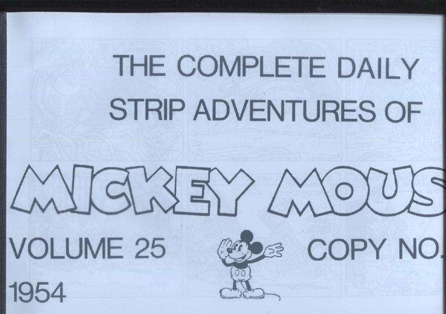 The Complete Daily Strip Adventures of MICKEY MOUSE, año 1954