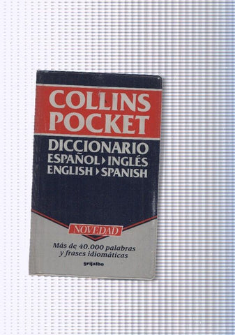 Collins pocket. diccionario español-ingles. english-spanish