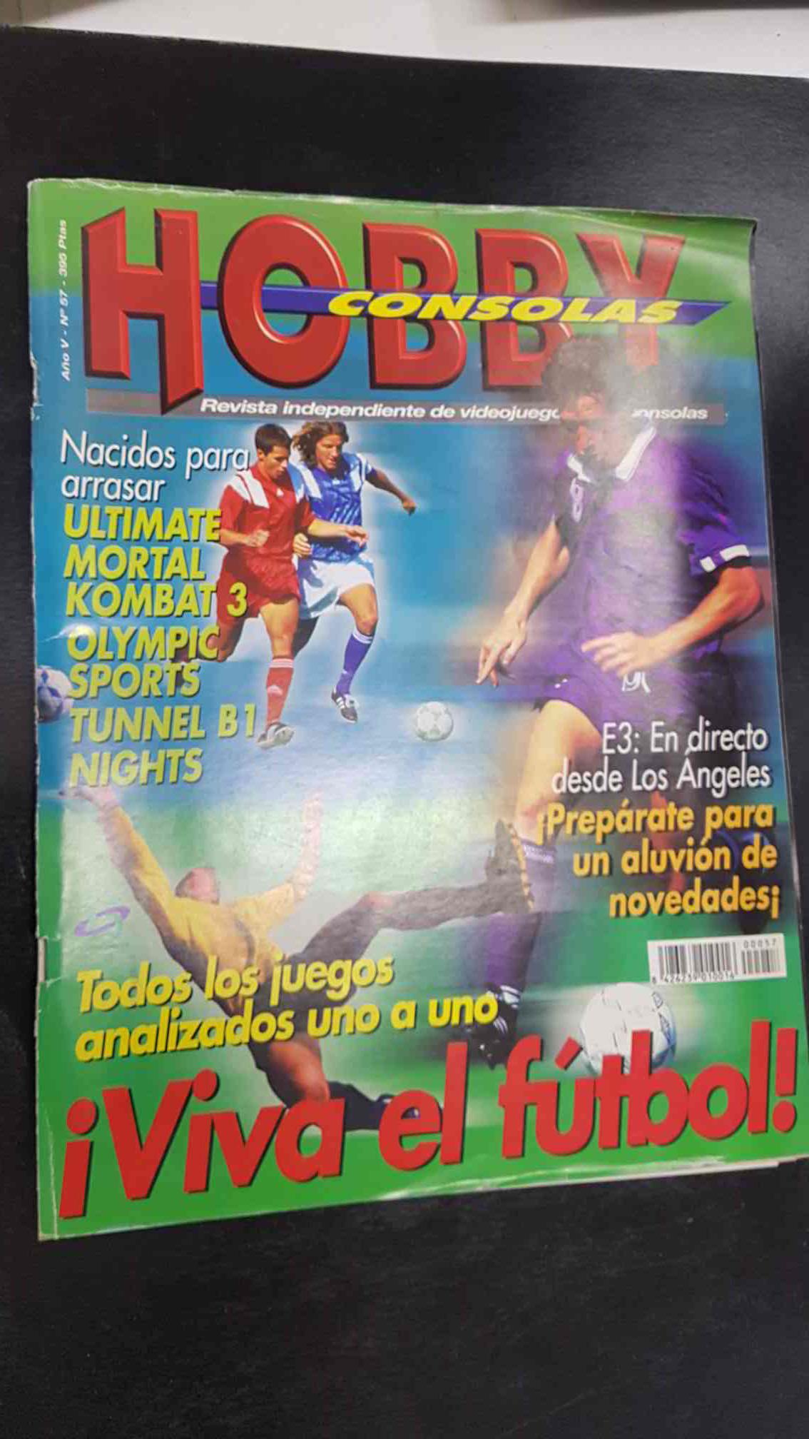 revista: Hobby Consolas num 057 año V - Junio 1996. Feria E3 en directo, Ultimate Mortal Kombat 3, Resident Evil, Doom