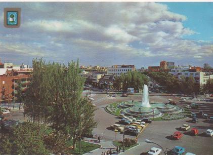 Postal E00700: Plaza Republica Argentina, Madrid