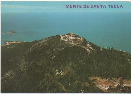 Postal E00714: Monte Santa Tecla, La Guardia, Pontevedra
