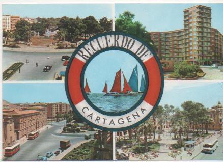 Postal E00753: imágenes de Cartagena