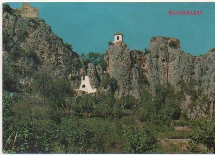 Postal E00758: Castell de Guadalest, Alicante