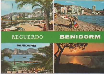 Postal E00759: Recuerdo Benidorm
