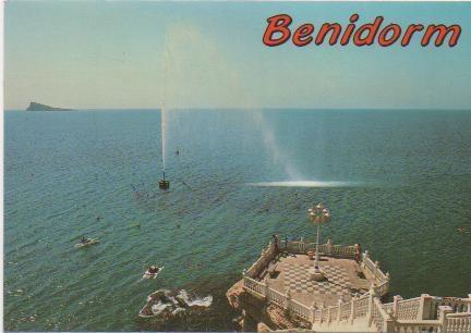 Postal E00760: Castillo, Benidorm
