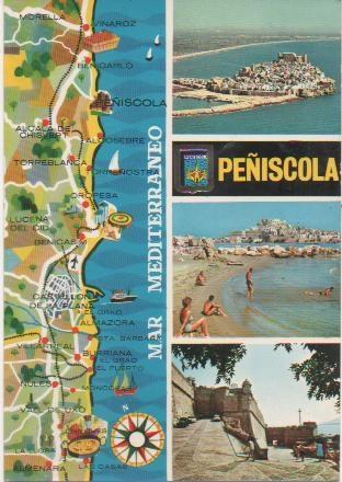 Postal E00749: Vista de Peñiscola, Castellón