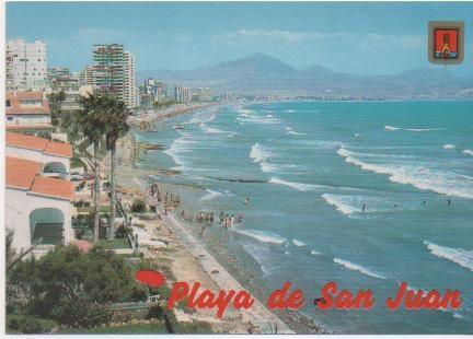 Postal E00769: Playa de San Juan, Alicante