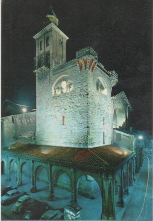Postal E00736: Iglesia San Nicolás, Pamplona