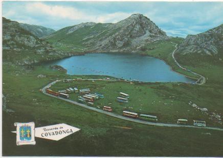 Postal E00737: Lago Enol, Covadonga