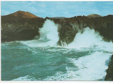 Postal E00582: Los Hervideros, Lanzarote