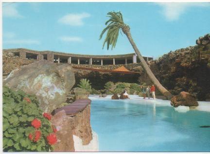 Postal E00586: Jameos del Agua, Lanzarote