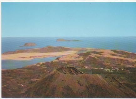 Postal E00588:  Volcan de la Corona, Lanzarote