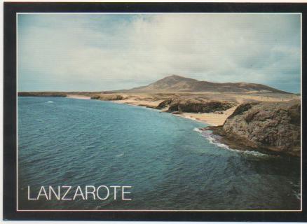 Postal E00580: Papagayo, Lanzarote