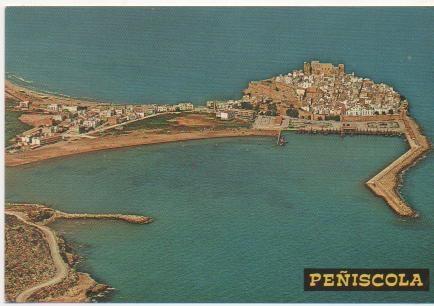Postal E00559: Vista aerea Peñiscola